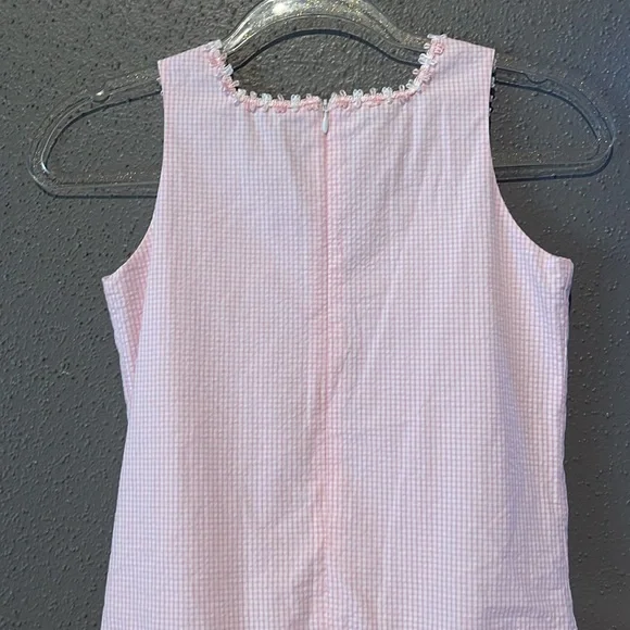 Vive La Fete Pink Gingham Ruffle Dress